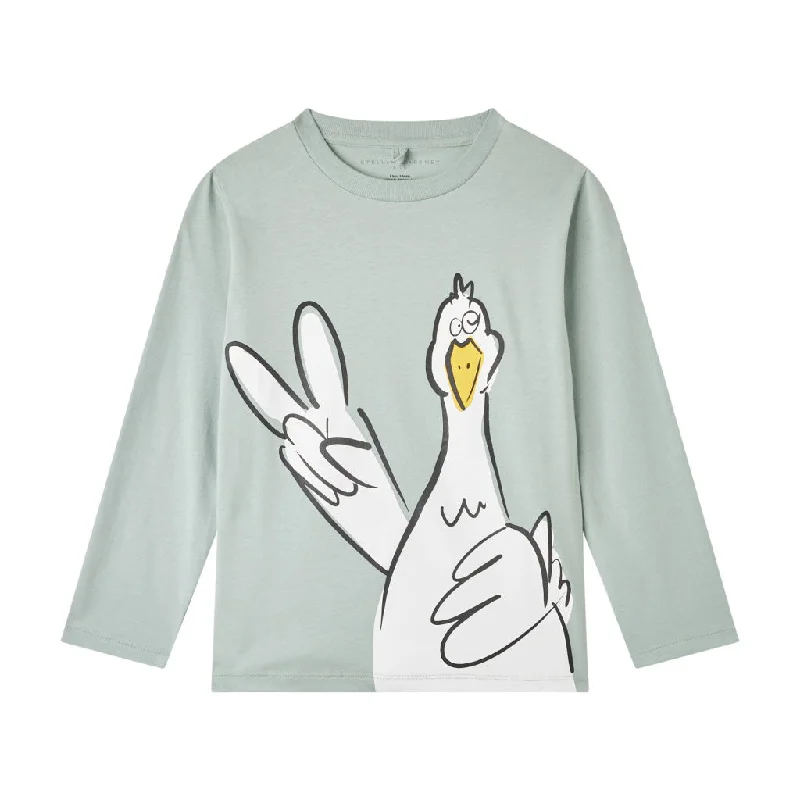 Farmyard Bird Printed Long-Sleeve T-shirt