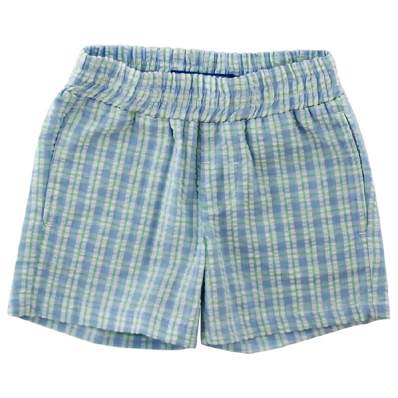 Seaside Pull On Short- Retreat Seersucker