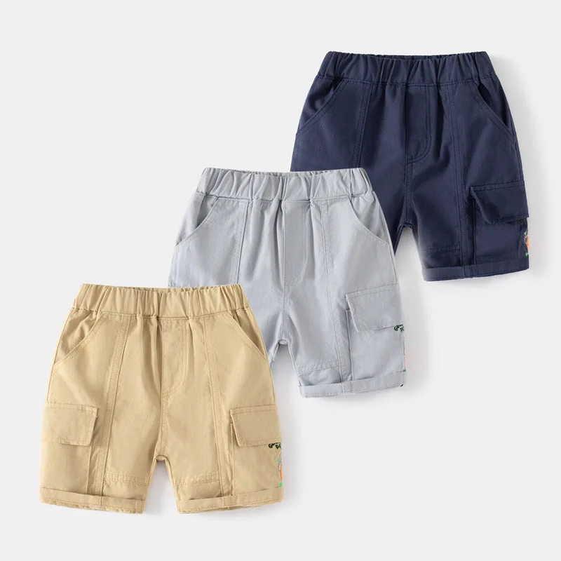 Baby Kid Boys Solid Color Shorts Wholesale 230317484