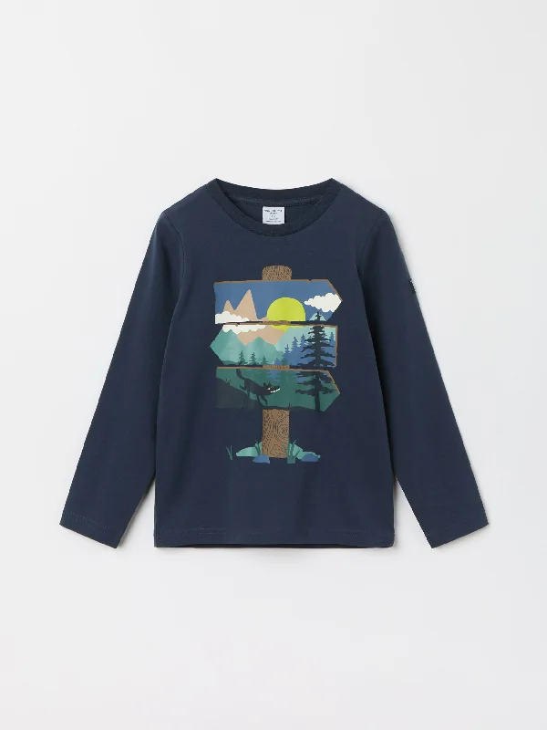 Adventure Print Kids Top