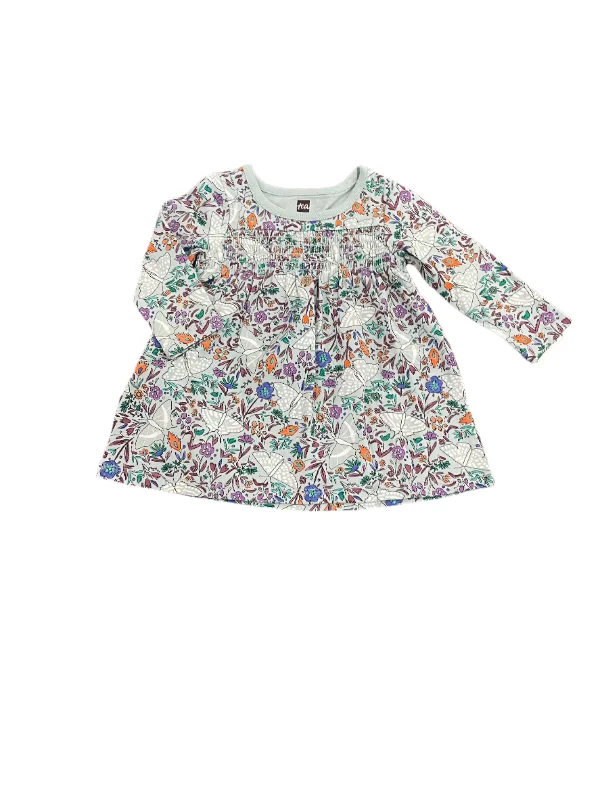 Baby Butterfly Floral Smocked Empire Dress