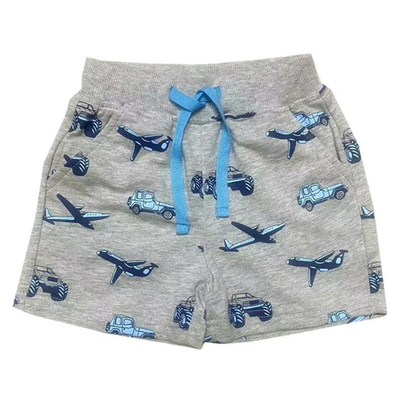 Baby Kid Boys Car Cartoon Print Shorts Wholesale 220422638