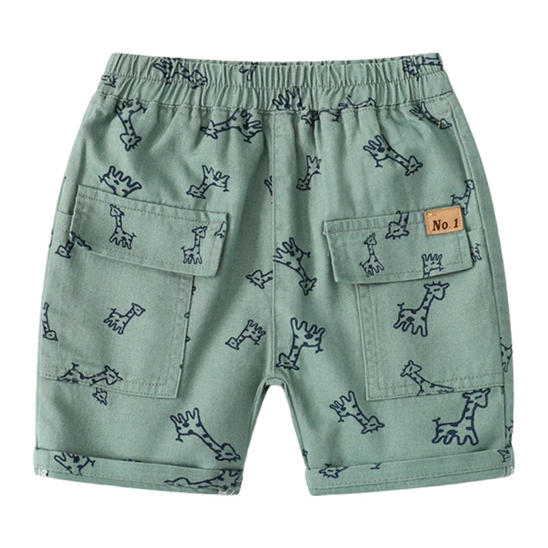 Baby Kid Boys Cartoon Print Shorts Wholesale 220322349