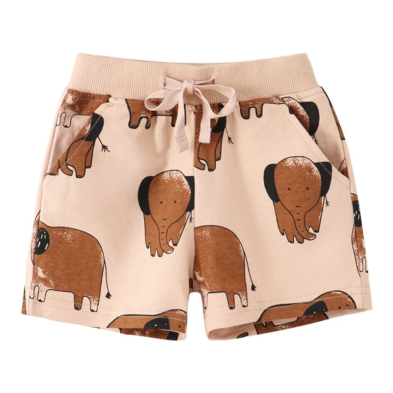Baby Kid Unisex Animals Print Shorts Wholesale 220422612