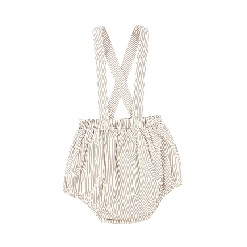 BACE COLLECTION TAN THIN STRIPED BLOOMER [FINAL SALE]