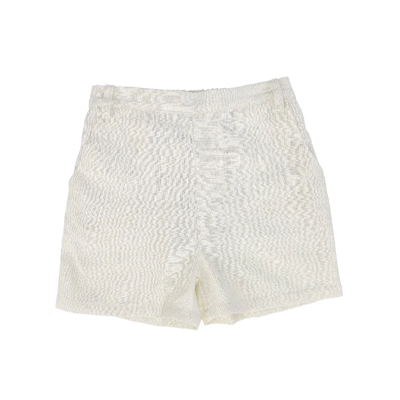 BAMBOO IVORY BASIC SHORTS [FINAL SALE]