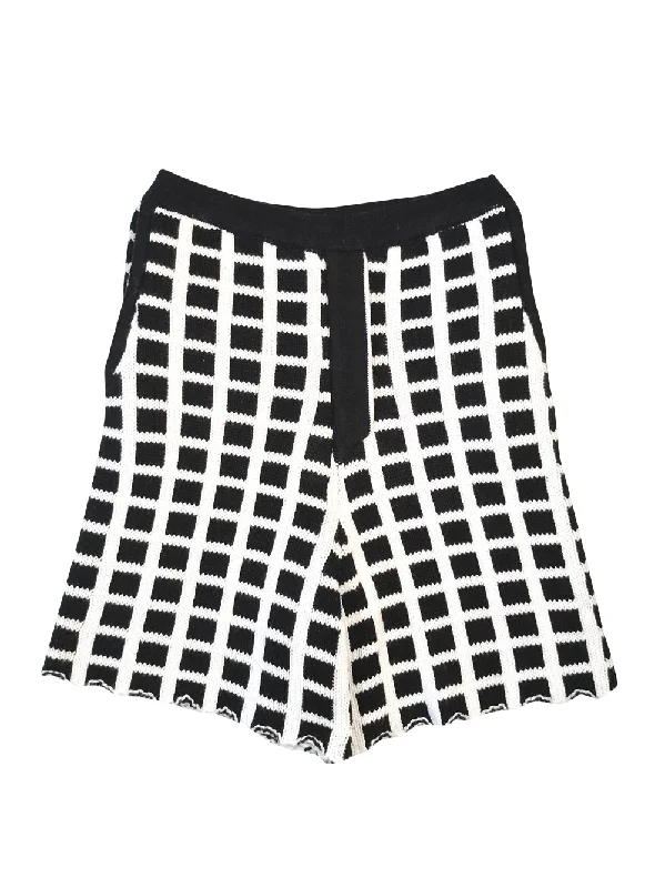 Black and White Shorts