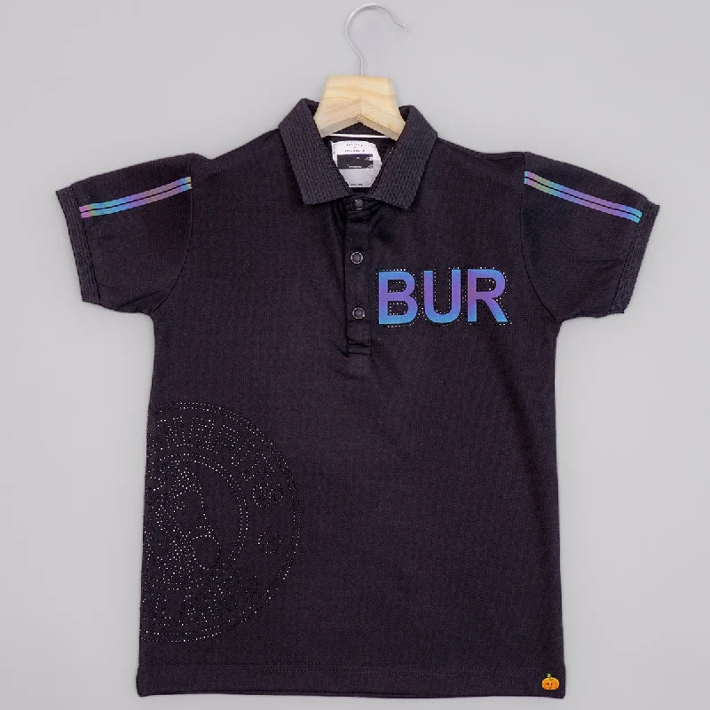 Black Polo T-shirts for Boys