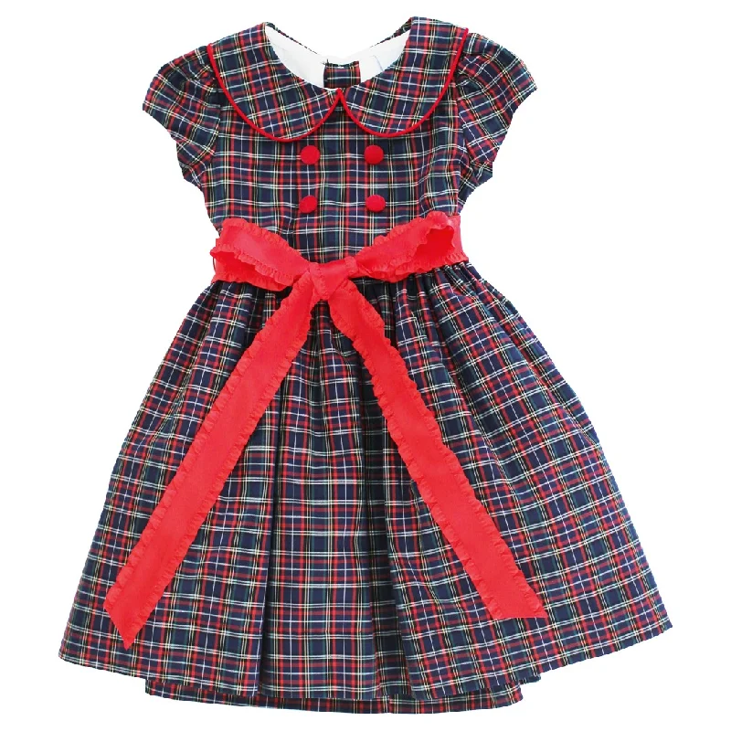 Blue Spruce with Red Cord Dress