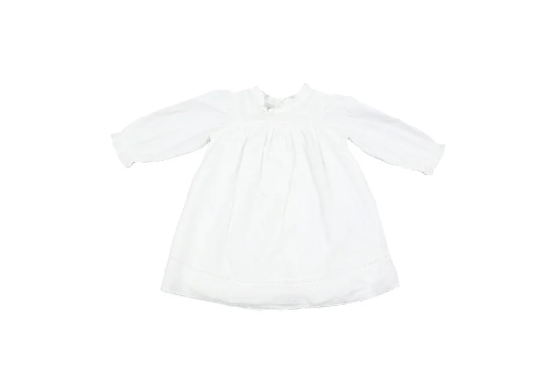 Bonpoint, Baby Girls Ruffle Neck Dress, 12-18 Months
