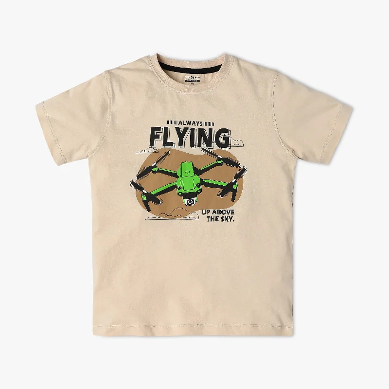 Boy's Regular Fit Graphic T-Shirt