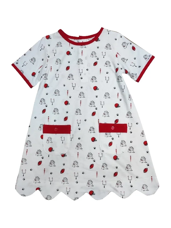 Bulldog Girls A-Line Dress