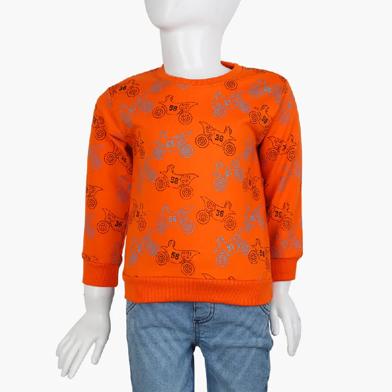 Boys Full Sleeves T-Shirt - Orange