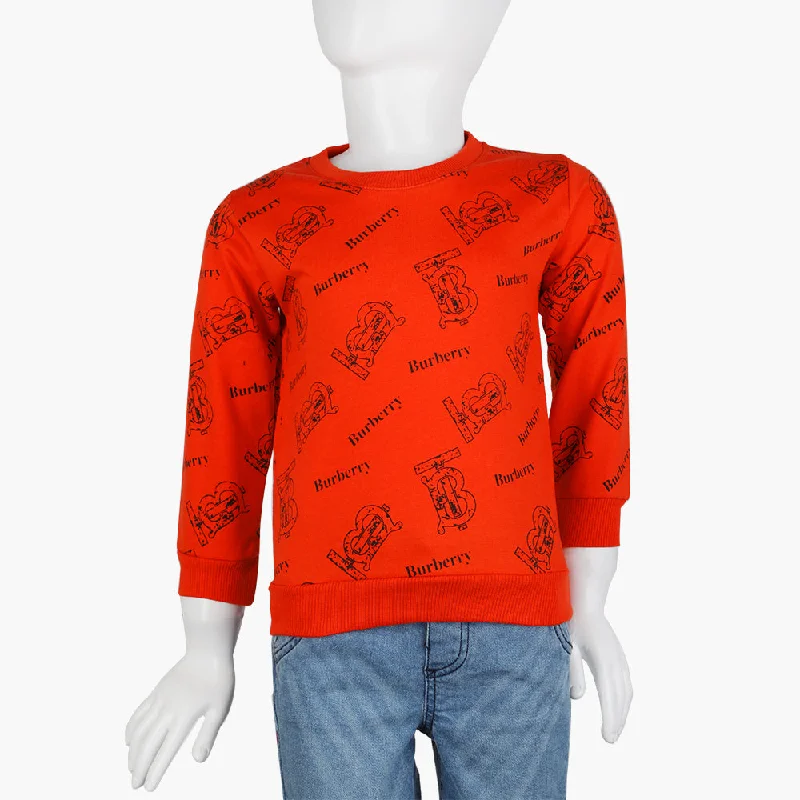 Boys Full Sleeves T-Shirt - Orange