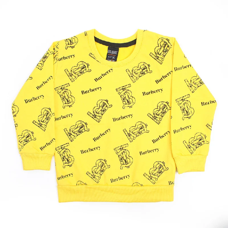 Boys Full Sleeves T-Shirt - Yellow