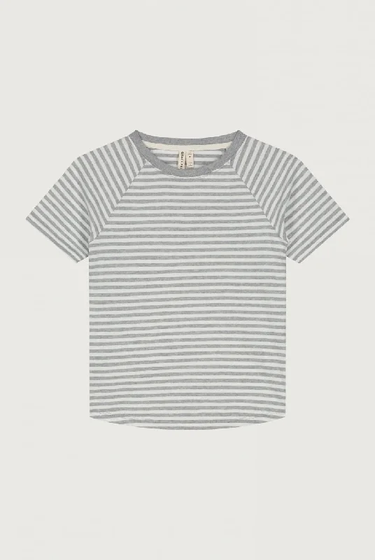 Crewneck Tee | Grey Melange - Off White