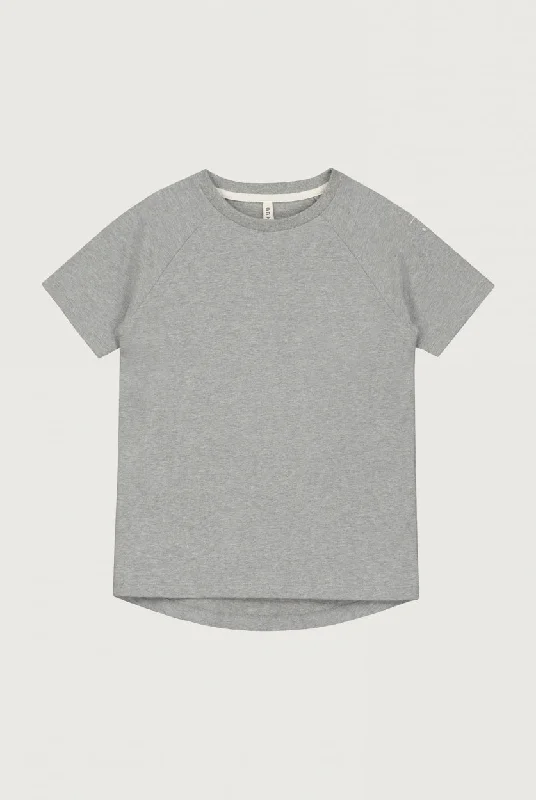 Crewneck Tee | Grey Melange