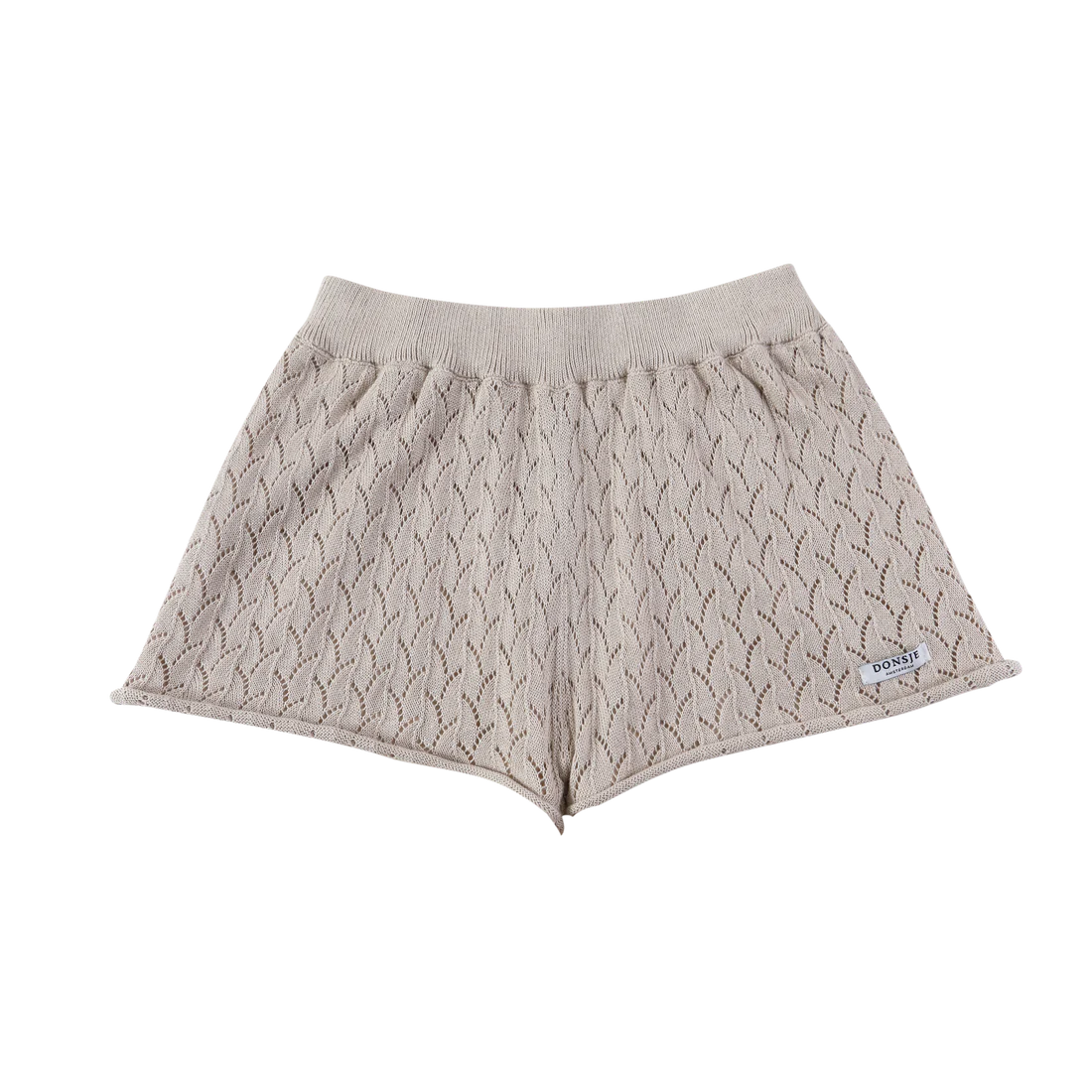 DONSJE TAUPE TEXTURED SHORTS [FINAL SALE]