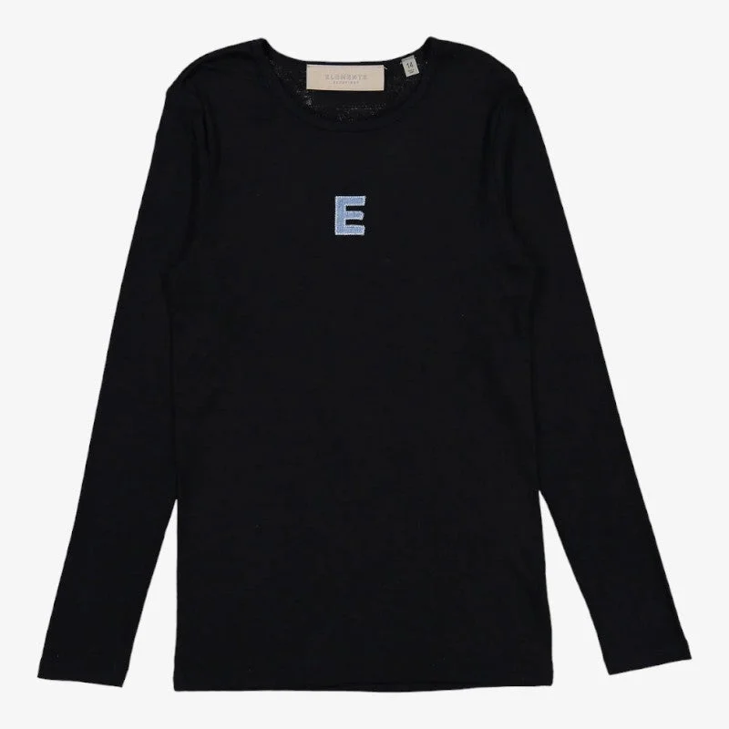 Denim E TEE - Black