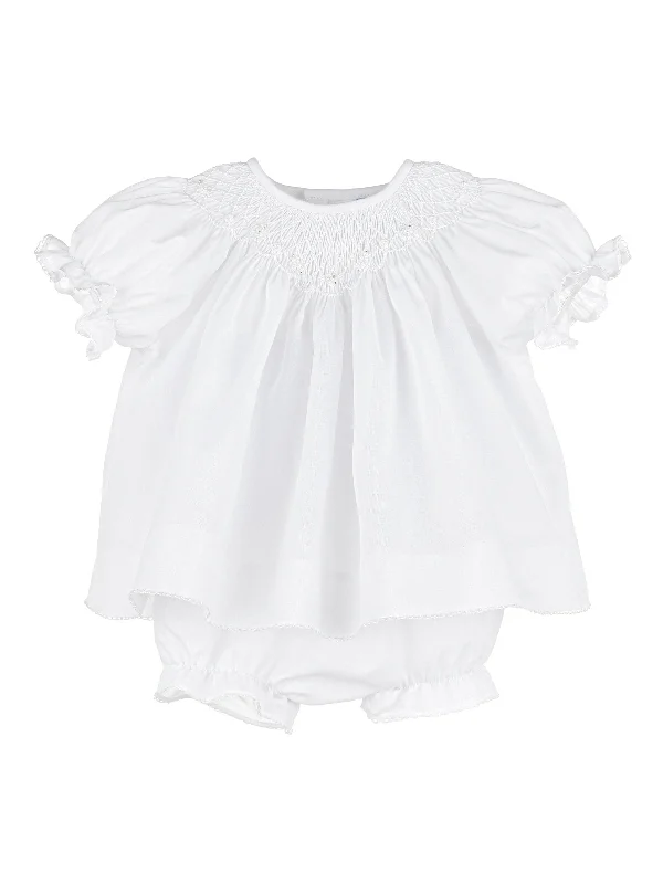 Embellished Smocked Bishop Dress