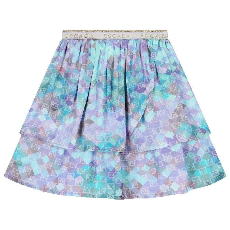 Logo Layered Skirt
