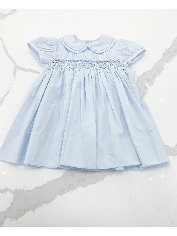 Finley Dress - Blue Buds