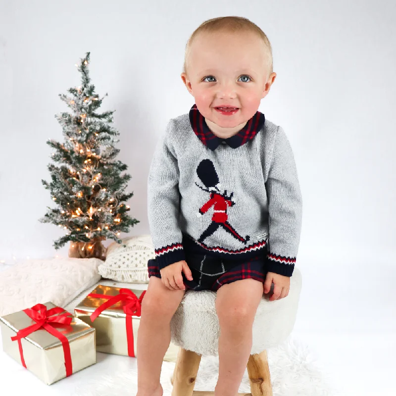 AW Christmas Foque Boys Soldier Jumper and Jam Pants