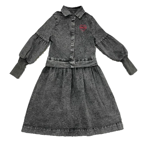 Froo Style  Black Denim Saige Dress