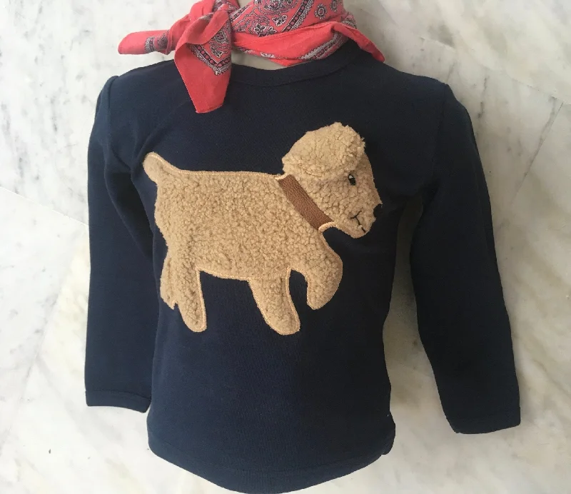 Hund BOBBY Shirt blau langarm