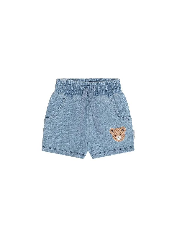 HUXBABY - HUXBEAR KNIT DENIM SHORT