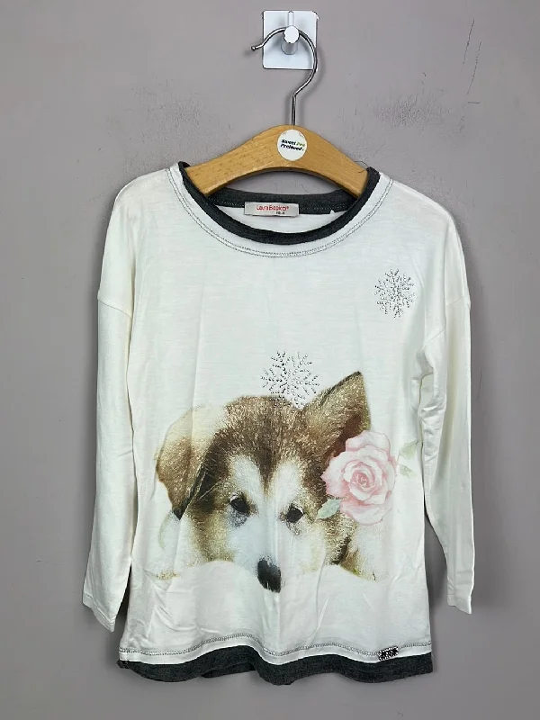 Laura Biagiotti Winter Pup T-shirt 3-4y New