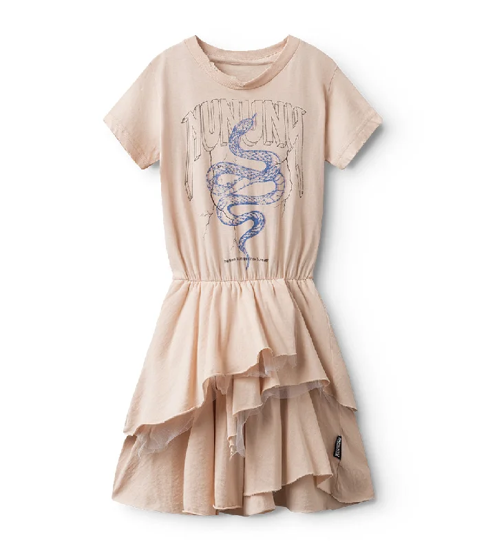 layered snake dress
