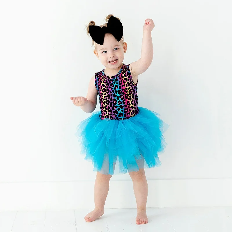 Livin' La Cheetah Loca Tulle Tutu Dress - Tank Top