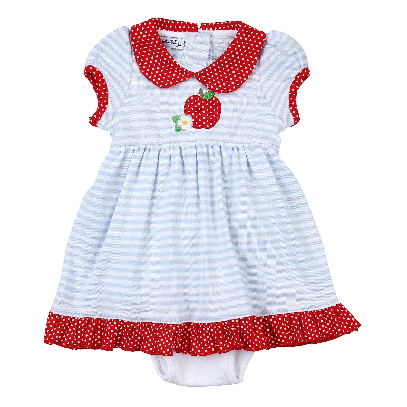 Red Apple Short Sleeve Dress Set