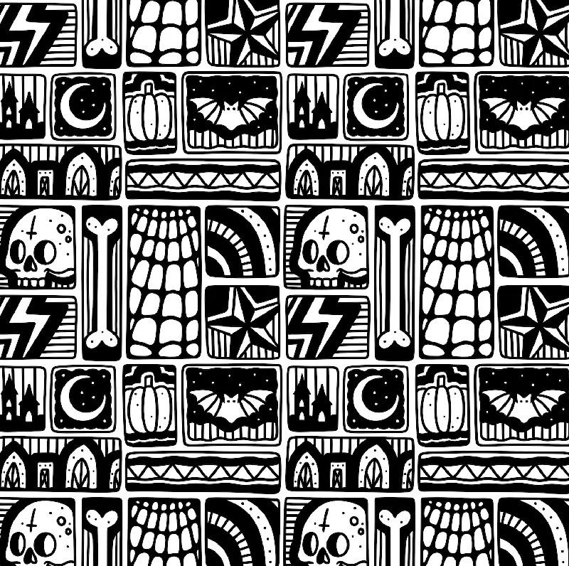 Mono Goth Dress