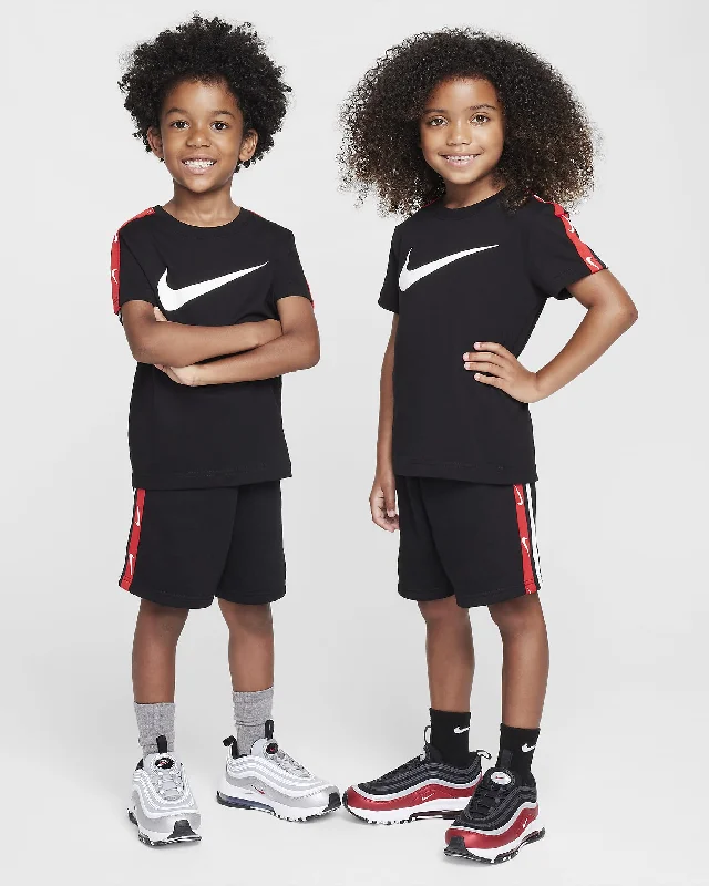 NIKE KID'S CLUB FRENCH TERRY BLACK SHORT SET