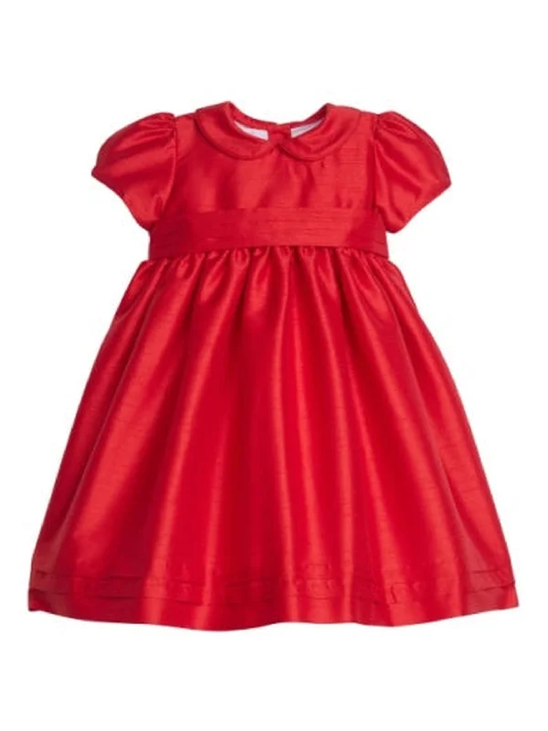 Peter Pan Formal Dress - Red with Sash