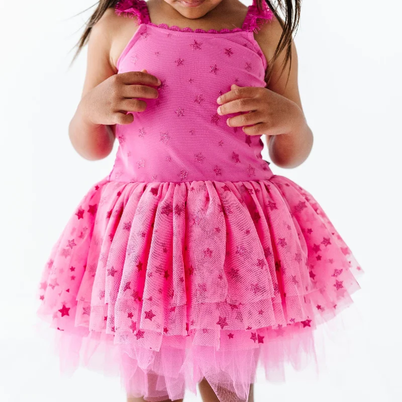Pink Starlight Tulle Tutu Dress