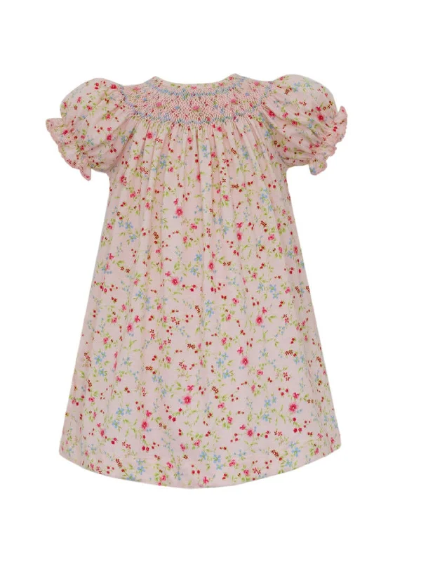 Pauline Pink Floral Knit Dress