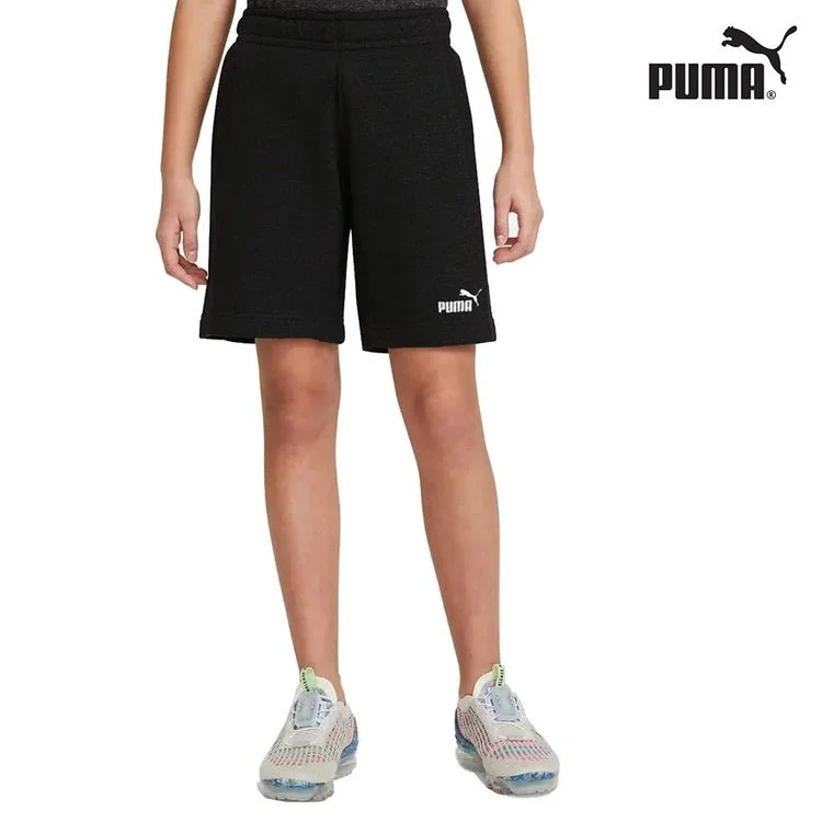 PUMA JUNIOR ESSENTIALS JERSEY BLACK SHORT