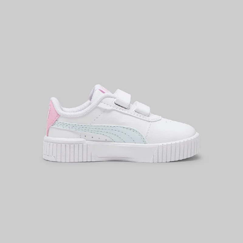 PUMA KIDS CARINA 2.0 WHITE/PINK SHOES
