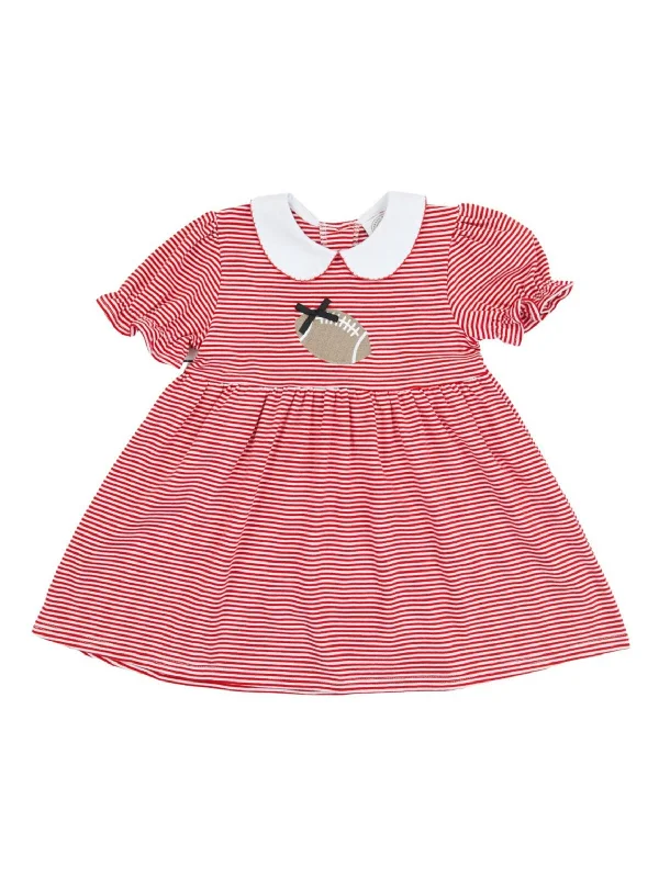 Red Striped Tailgate Dress