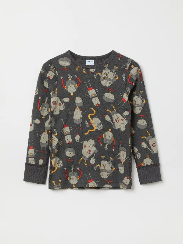 Robot Print Kids Top