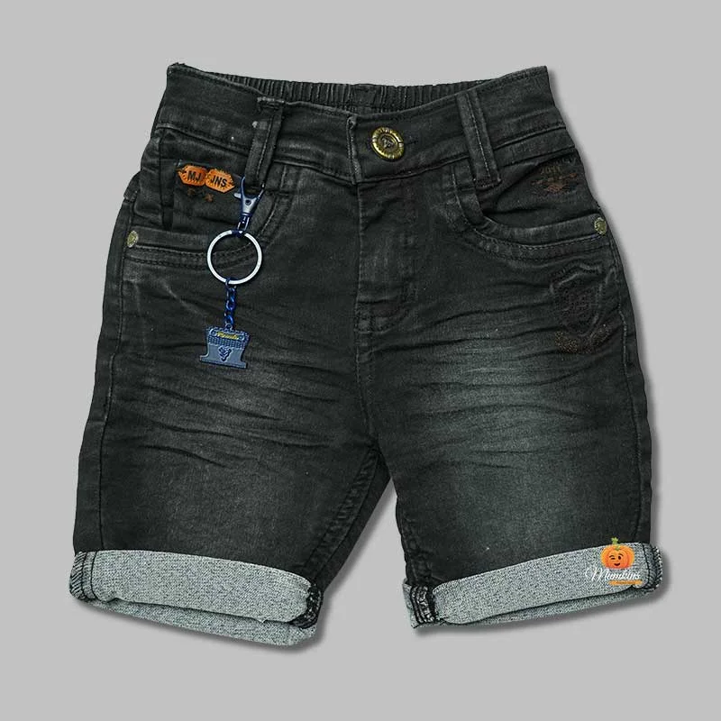 Solid Faded Shorts For Boys