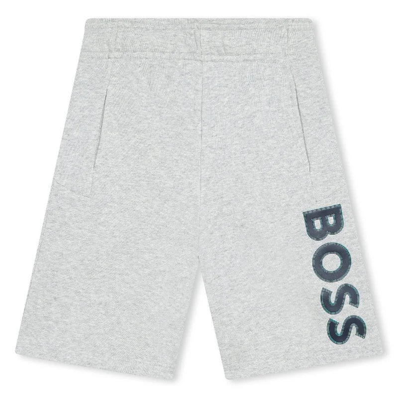 Contrast Logo Sweat Shorts