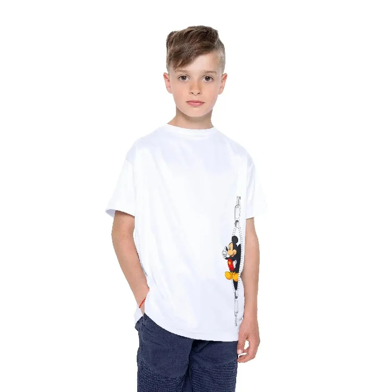 Sweet Mickey Mouse Zipper Kids T-Shirt