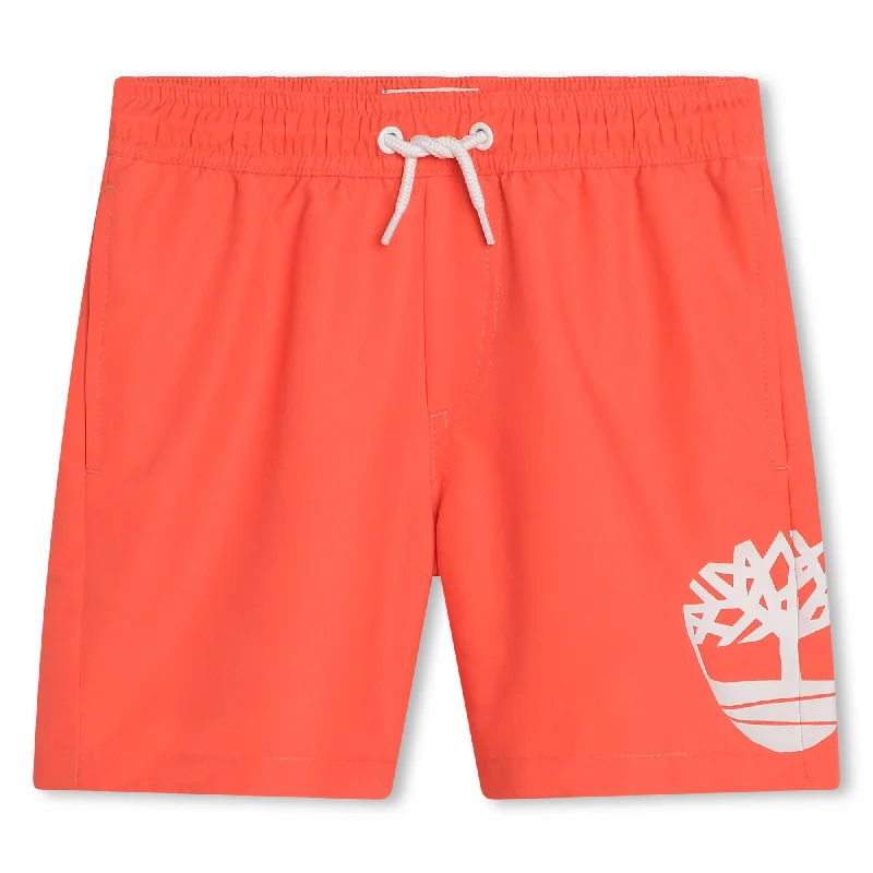 Timberland - Orange swim shorts