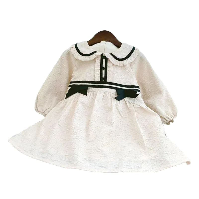 Baby Kid Girls Bow Dresses Wholesale 23020127