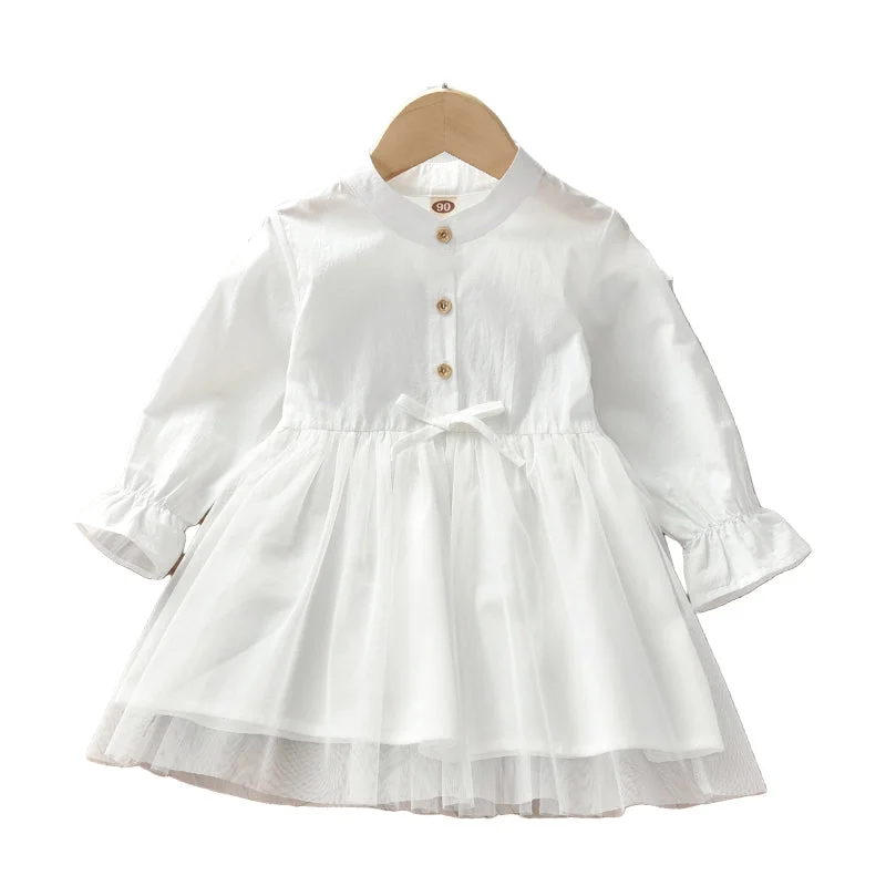 Baby Kid Big Kid Girls Solid Color Dresses Wholesale 220411160