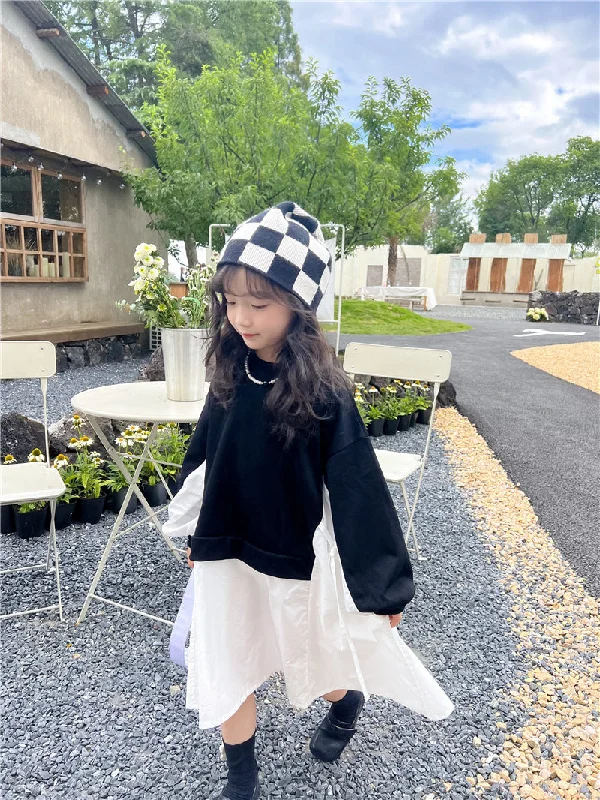 Baby Kid Girls Color-blocking Dresses Wholesale 221202147